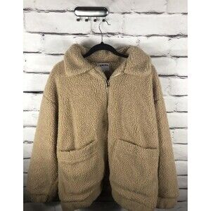 I.AM.Gia Womens Size M Brown Zip Up Jacket